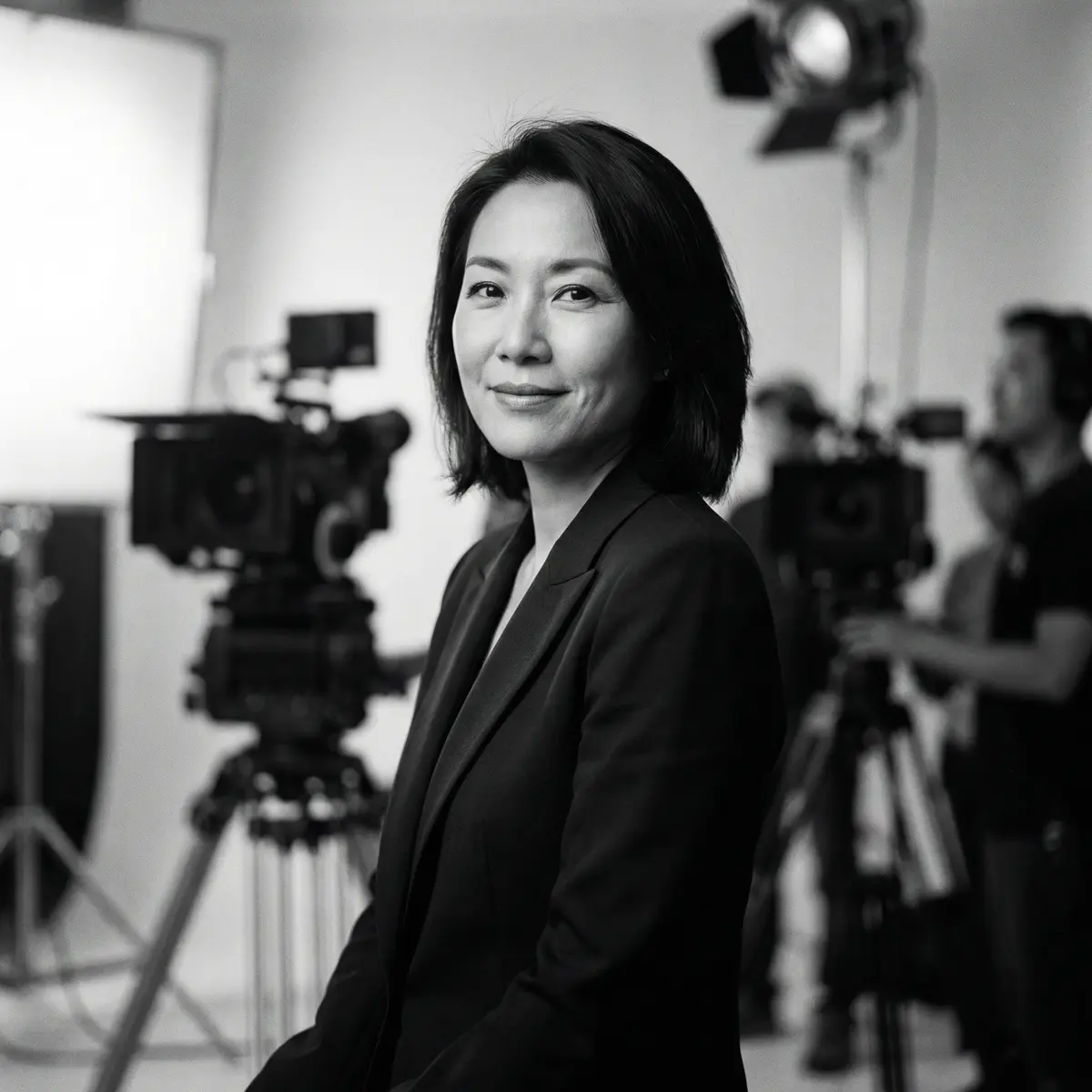 铃木一彻 总制片人林雪晴艺术照